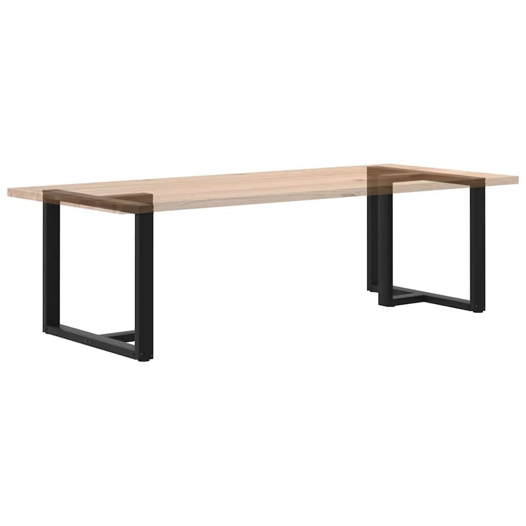 vidaXL Nogi do stołu jadalnego w kształcie litery T 2 szt. Czarne 100x35x(72-73) cm Stal