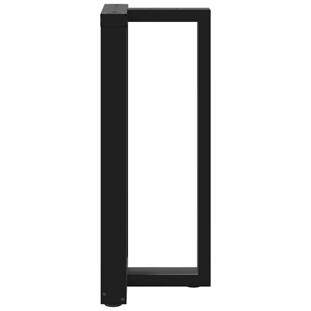 vidaXL Nogi do stołu barowego w kształcie litery T 2 szt. Czarne 40x35x(90-91) cm Stal