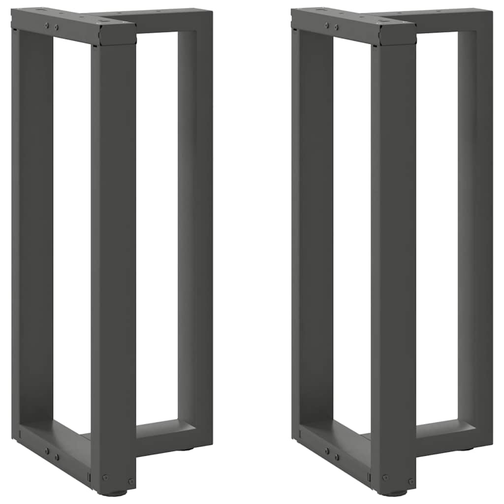 vidaXL Nogi do stołu barowego w kształcie litery T 2 szt. Antracyt 40x35x(90-91) cm Stal