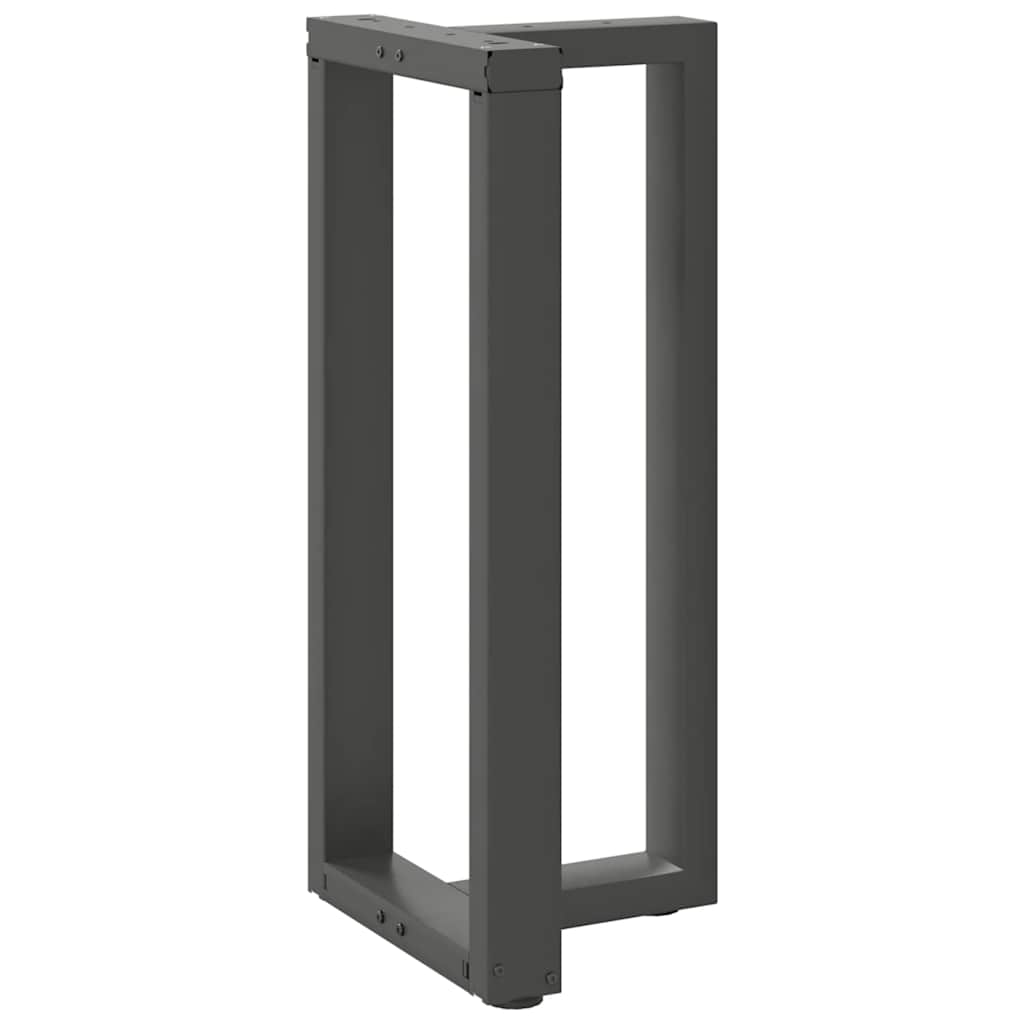 vidaXL Nogi do stołu barowego w kształcie litery T 2 szt. Antracyt 40x35x(90-91) cm Stal
