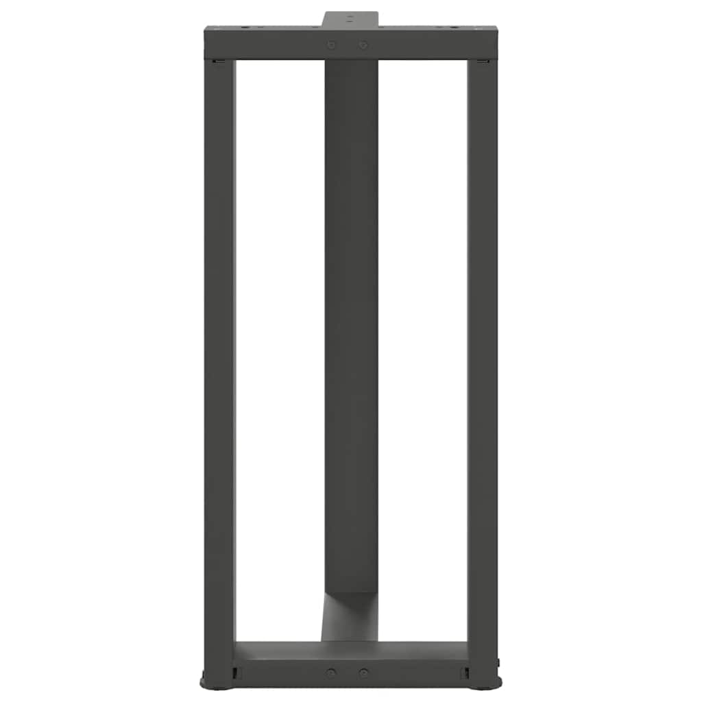 vidaXL Nogi do stołu barowego w kształcie litery T 2 szt. Antracyt 40x35x(90-91) cm Stal