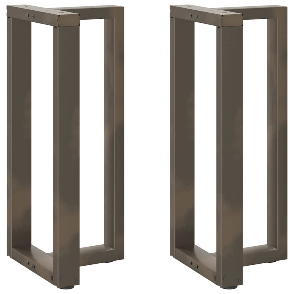 vidaXL Nogi do stołu barowego w kształcie litery T 2 szt. Czarne 40x35x(90-91) cm Stal