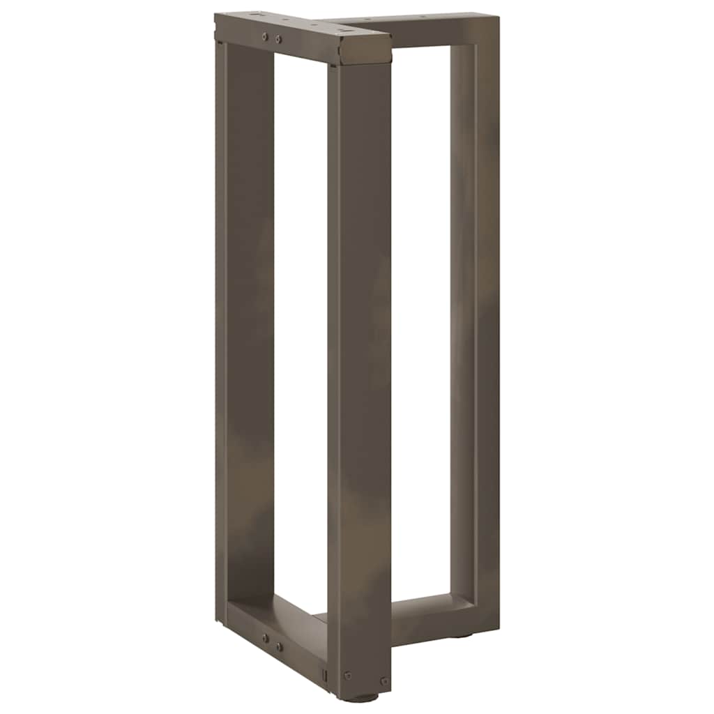 vidaXL Nogi do stołu barowego w kształcie litery T 2 szt. Czarne 40x35x(90-91) cm Stal