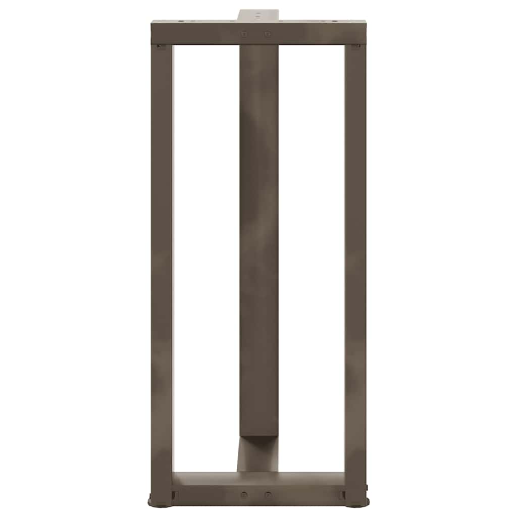 vidaXL Nogi do stołu barowego w kształcie litery T 2 szt. Czarne 40x35x(90-91) cm Stal
