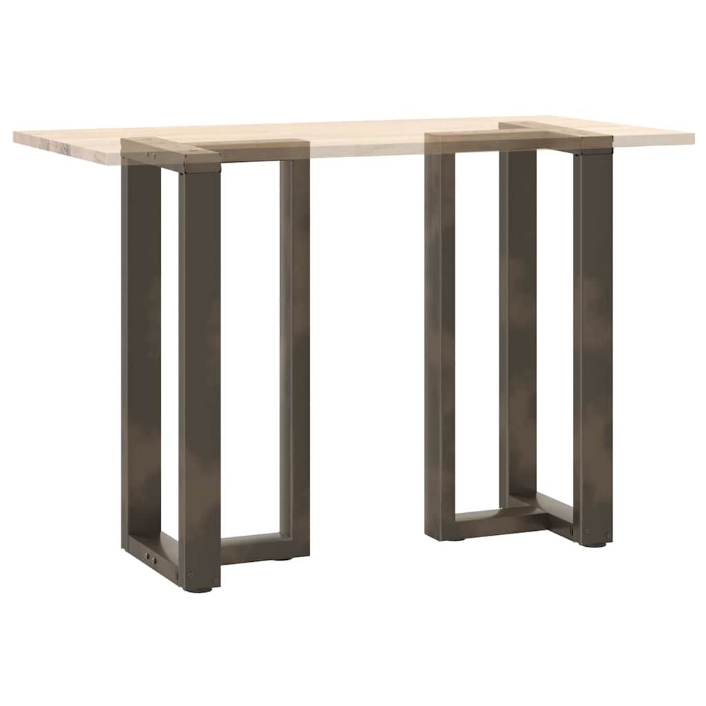 vidaXL Nogi do stołu barowego w kształcie litery T 2 szt. Czarne 40x35x(90-91) cm Stal