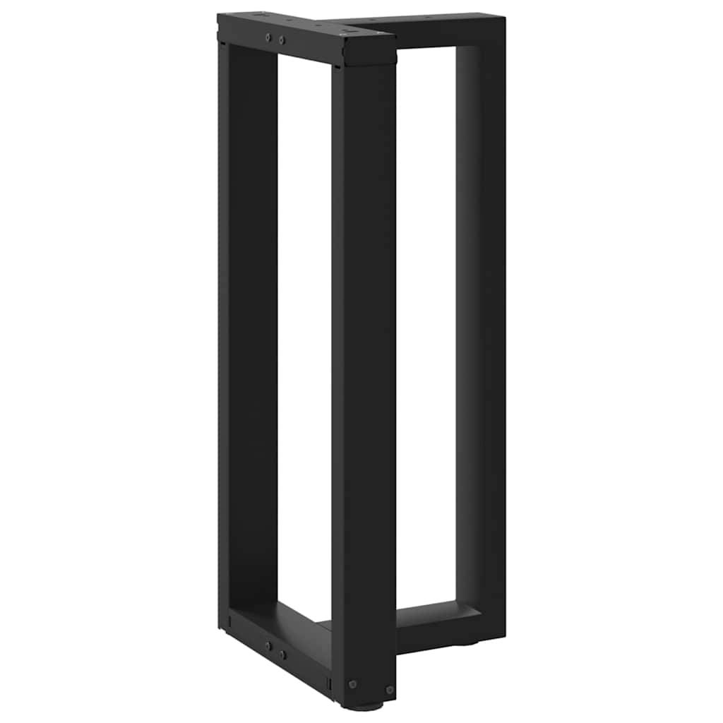 vidaXL Nogi do stołu barowego w kształcie litery T 2 szt. Czarne 50x35x(90-91) cm Stal