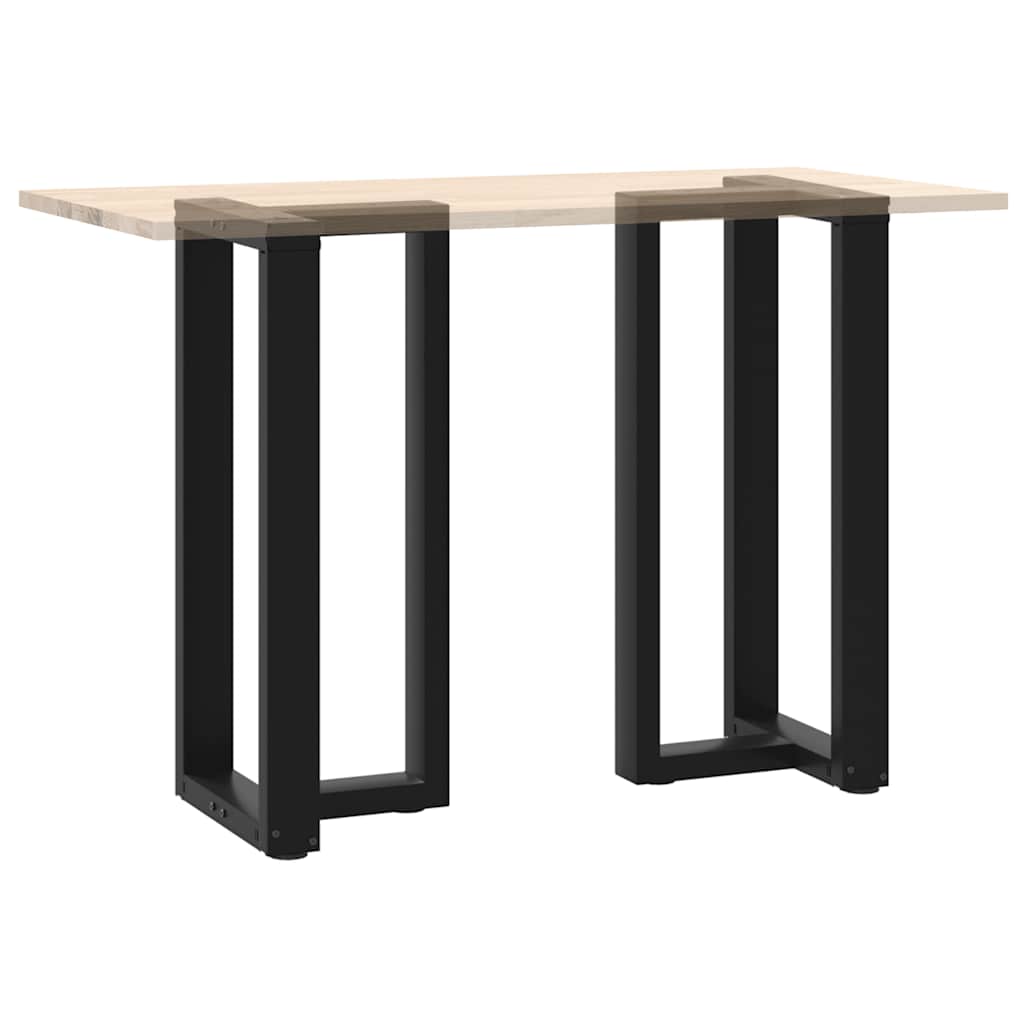 vidaXL Nogi do stołu barowego w kształcie litery T 2 szt. Czarne 50x35x(90-91) cm Stal