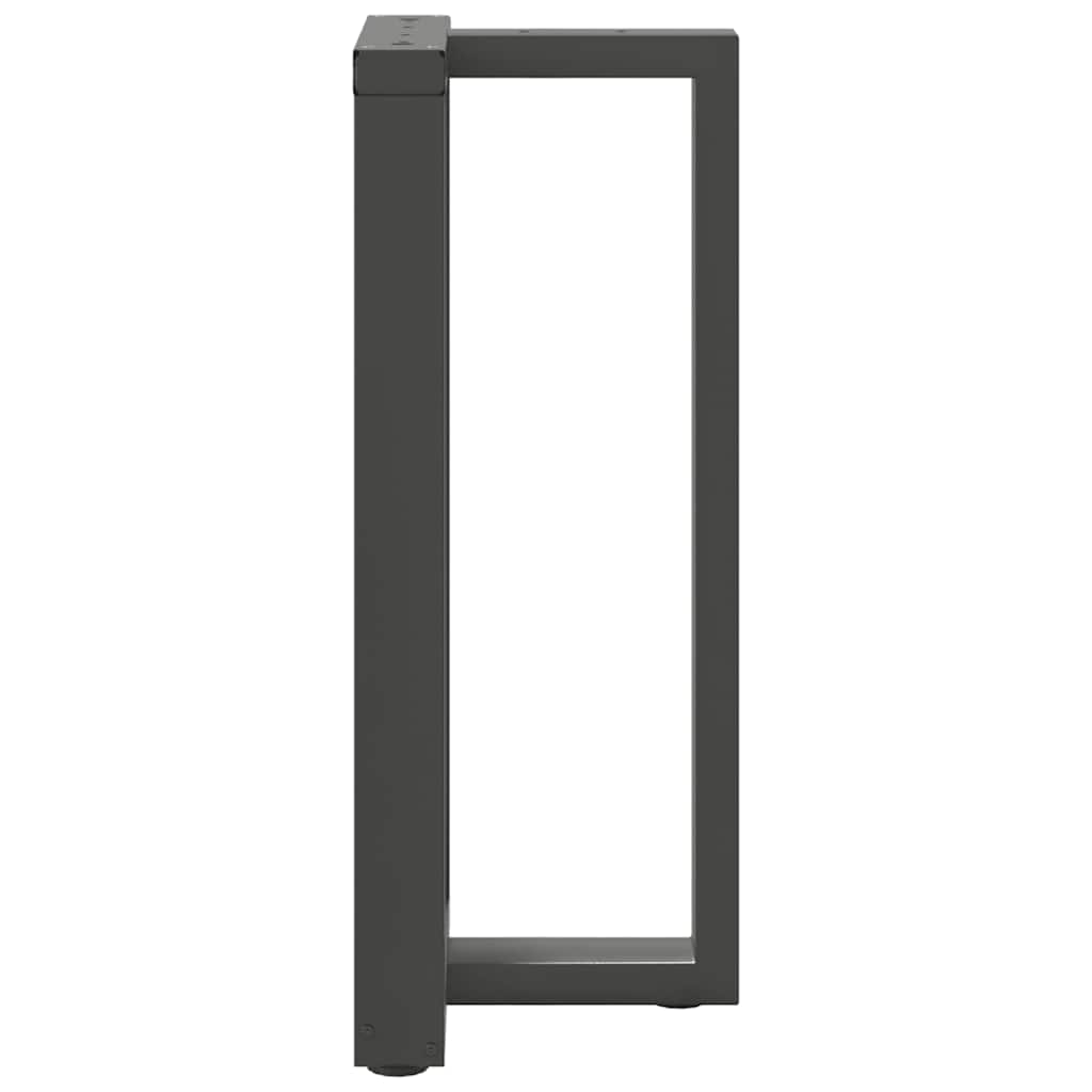vidaXL Nogi do stołu barowego w kształcie litery T 2 szt. Antracyt 50x35x(90-91) cm Stal