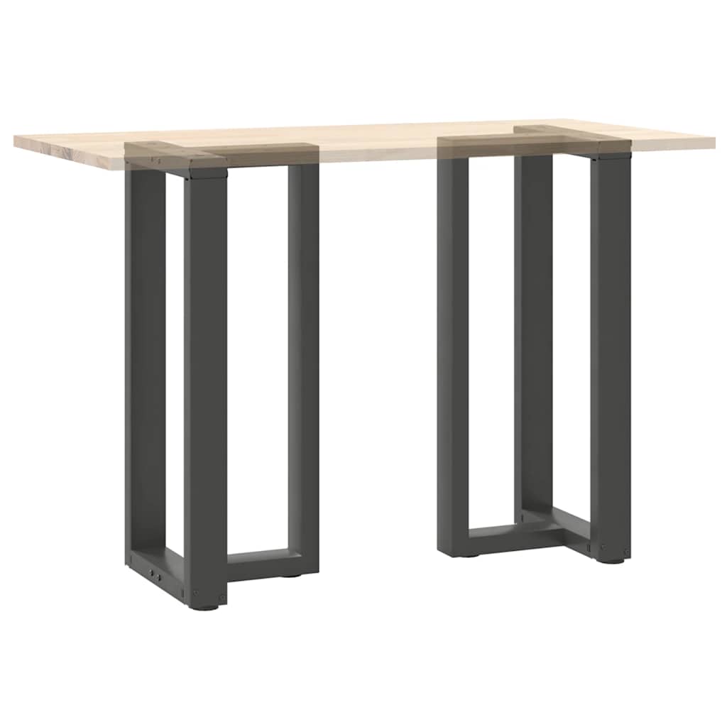 vidaXL Nogi do stołu barowego w kształcie litery T 2 szt. Antracyt 50x35x(90-91) cm Stal