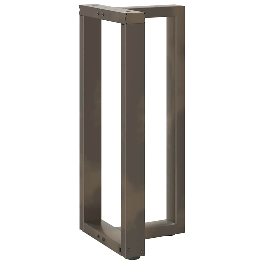 vidaXL Nogi do stołu barowego w kształcie litery T 2 szt. Czarne 50x35x(90-91) cm Stal