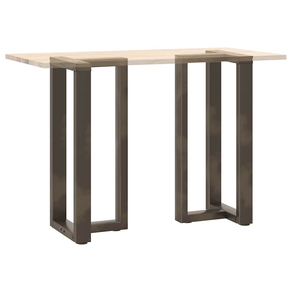 vidaXL Nogi do stołu barowego w kształcie litery T 2 szt. Czarne 50x35x(90-91) cm Stal