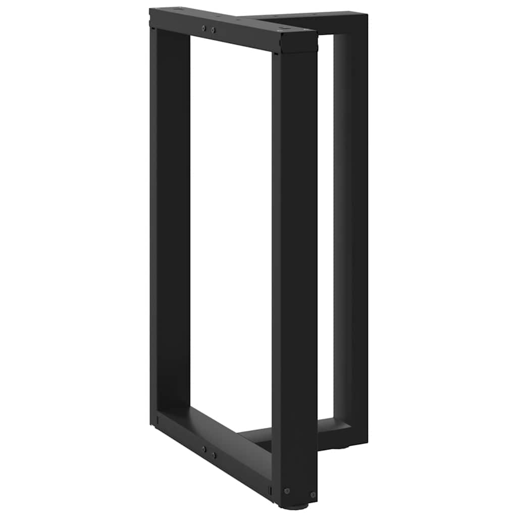 vidaXL Nogi do stołu barowego w kształcie litery T 2 szt. Czarne 60x35x(90-91) cm Stal