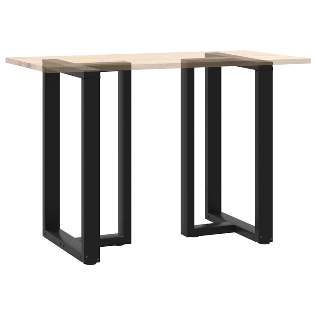 vidaXL Nogi do stołu barowego w kształcie litery T 2 szt. Czarne 60x35x(90-91) cm Stal