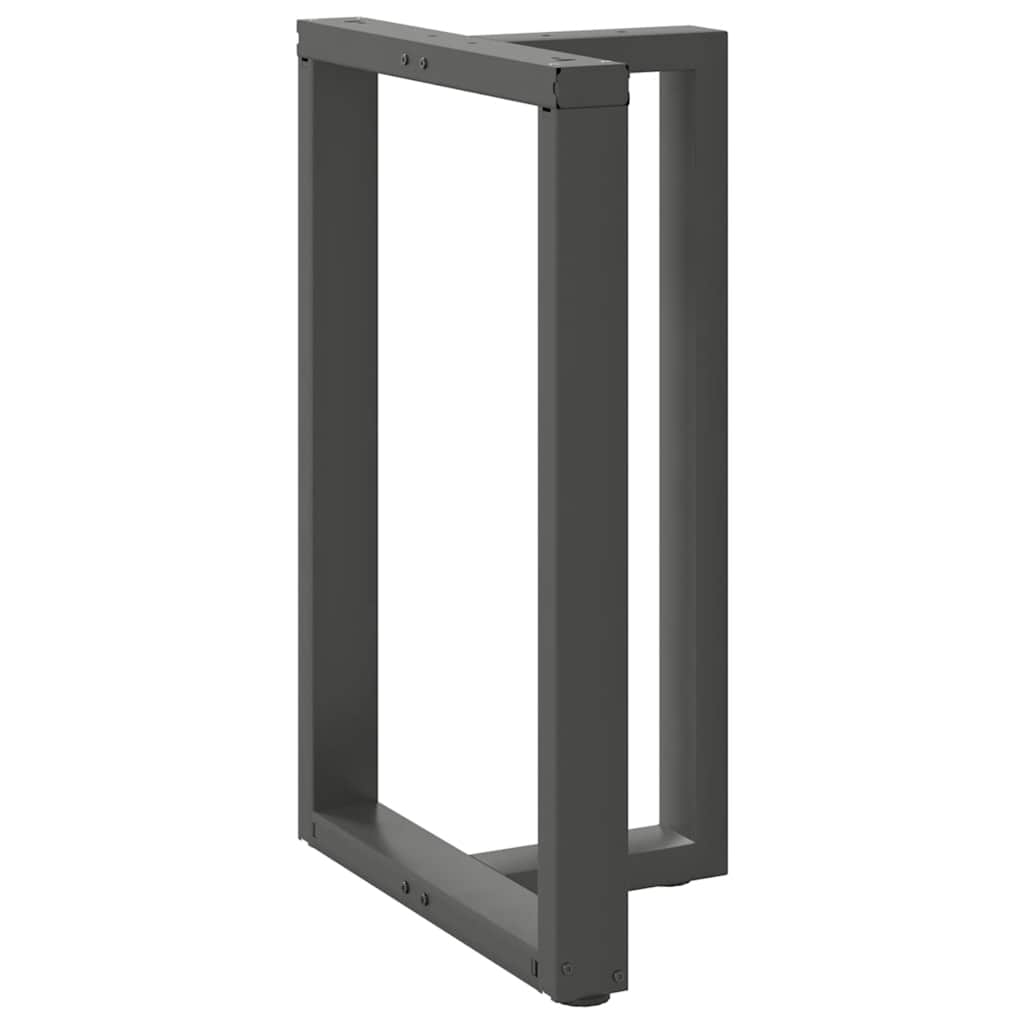 vidaXL Nogi do stołu barowego w kształcie litery T 2 szt. Antracyt 60x35x(90-91) cm Stal