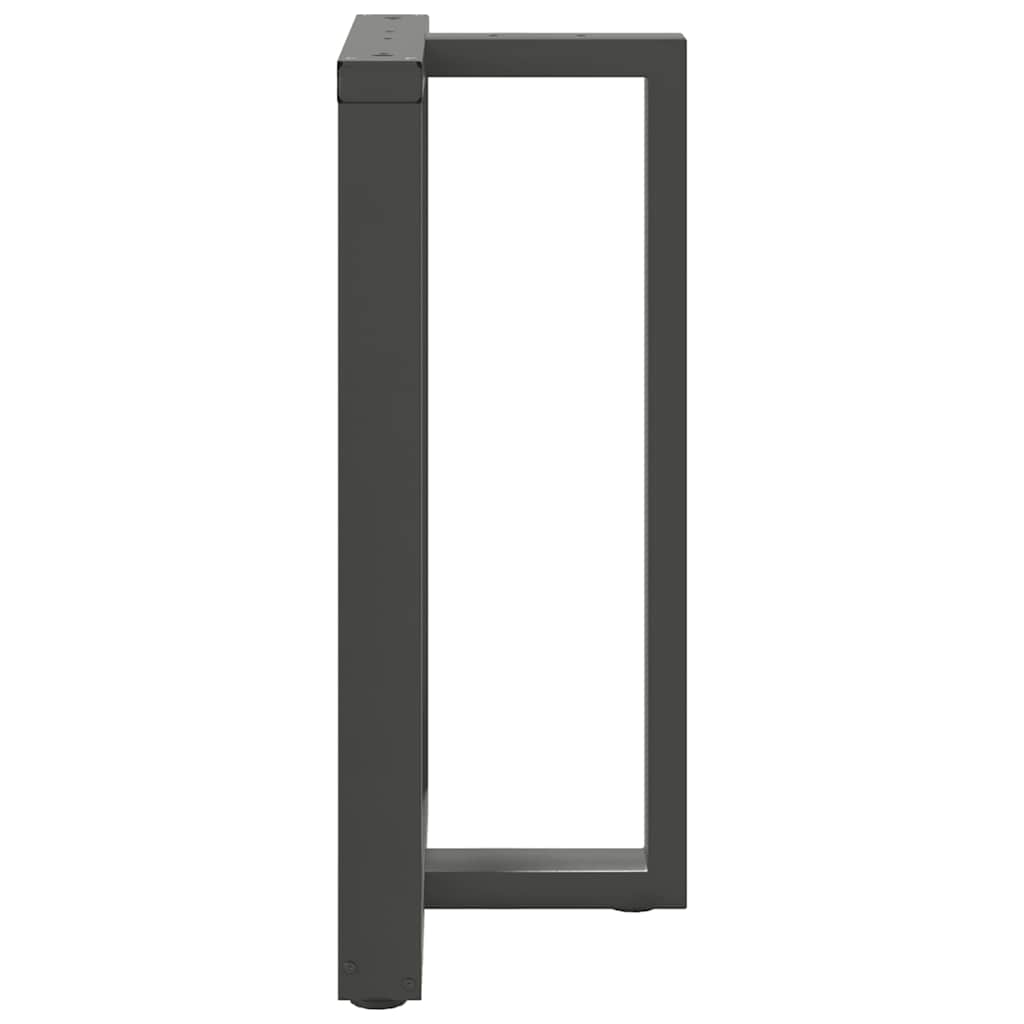 vidaXL Nogi do stołu barowego w kształcie litery T 2 szt. Antracyt 60x35x(90-91) cm Stal
