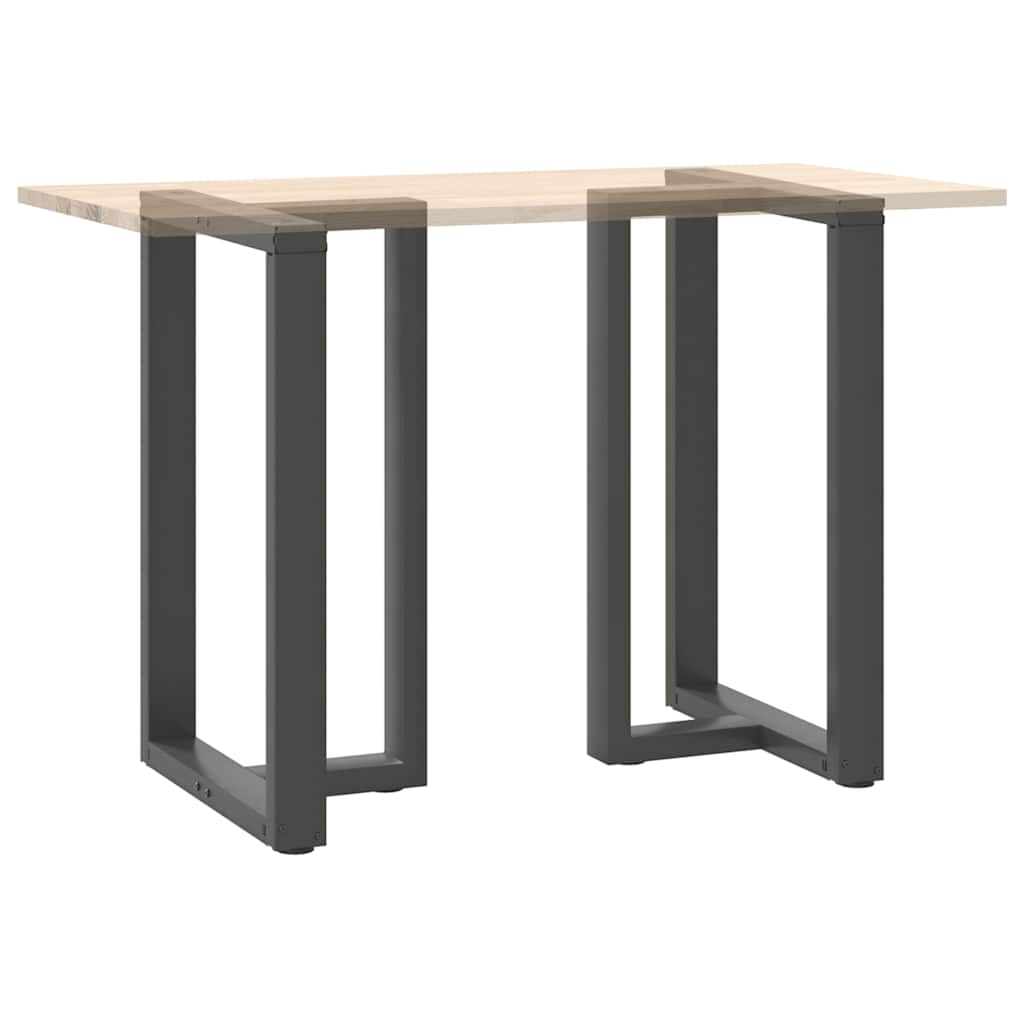 vidaXL Nogi do stołu barowego w kształcie litery T 2 szt. Antracyt 60x35x(90-91) cm Stal