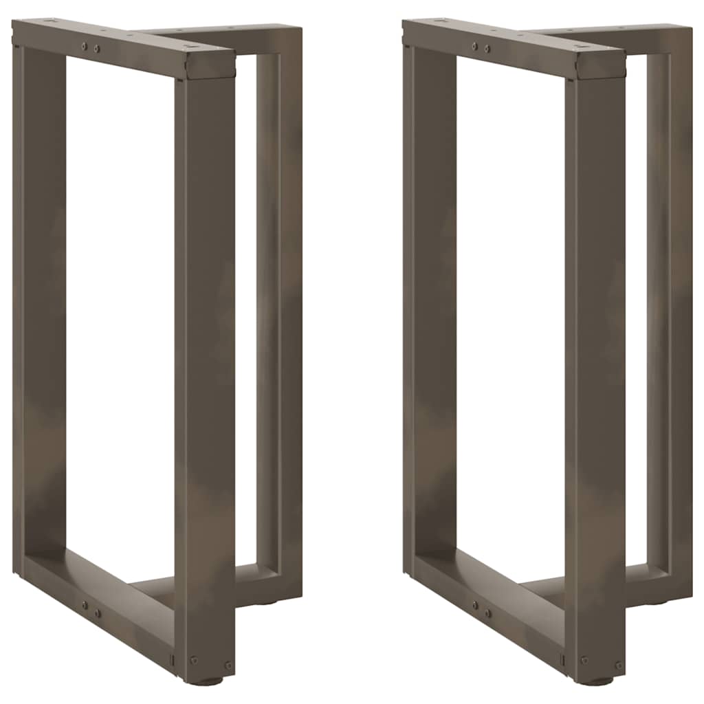 vidaXL Nogi do stołu barowego w kształcie litery T 2 szt. Czarne 60x35x(90-91) cm Stal