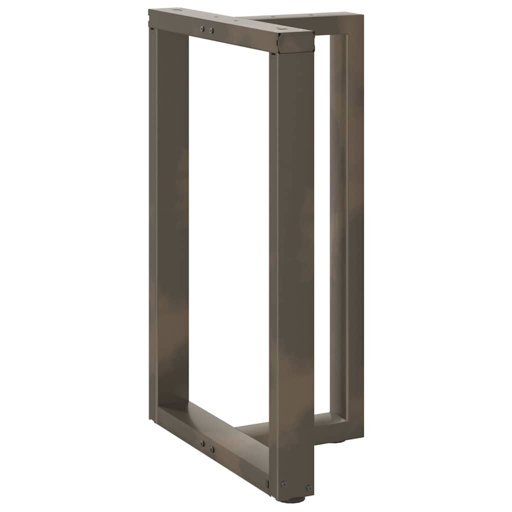 vidaXL Nogi do stołu barowego w kształcie litery T 2 szt. Czarne 60x35x(90-91) cm Stal
