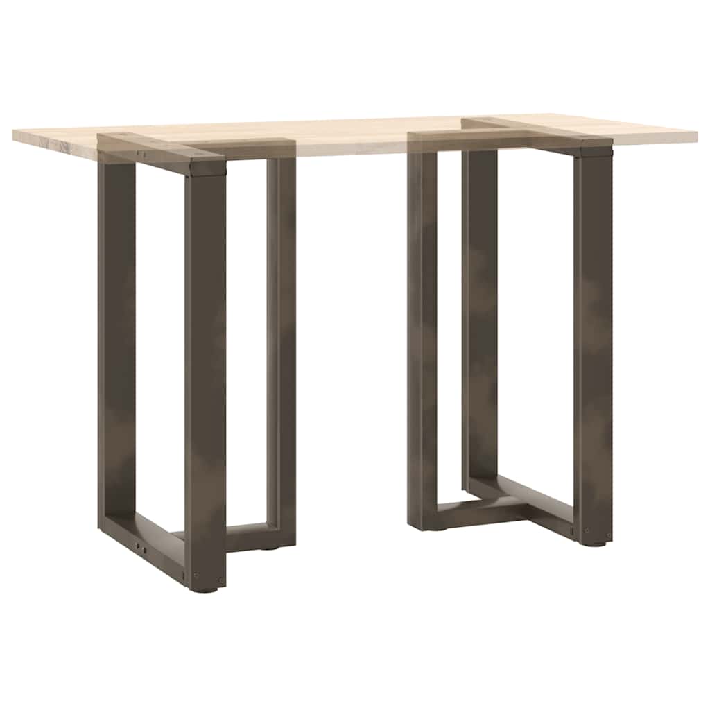 vidaXL Nogi do stołu barowego w kształcie litery T 2 szt. Czarne 60x35x(90-91) cm Stal