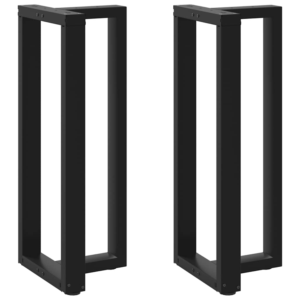vidaXL Nogi do stołu barowego w kształcie litery T 2 szt. Czarne 40x35x(100-101) cm Stal