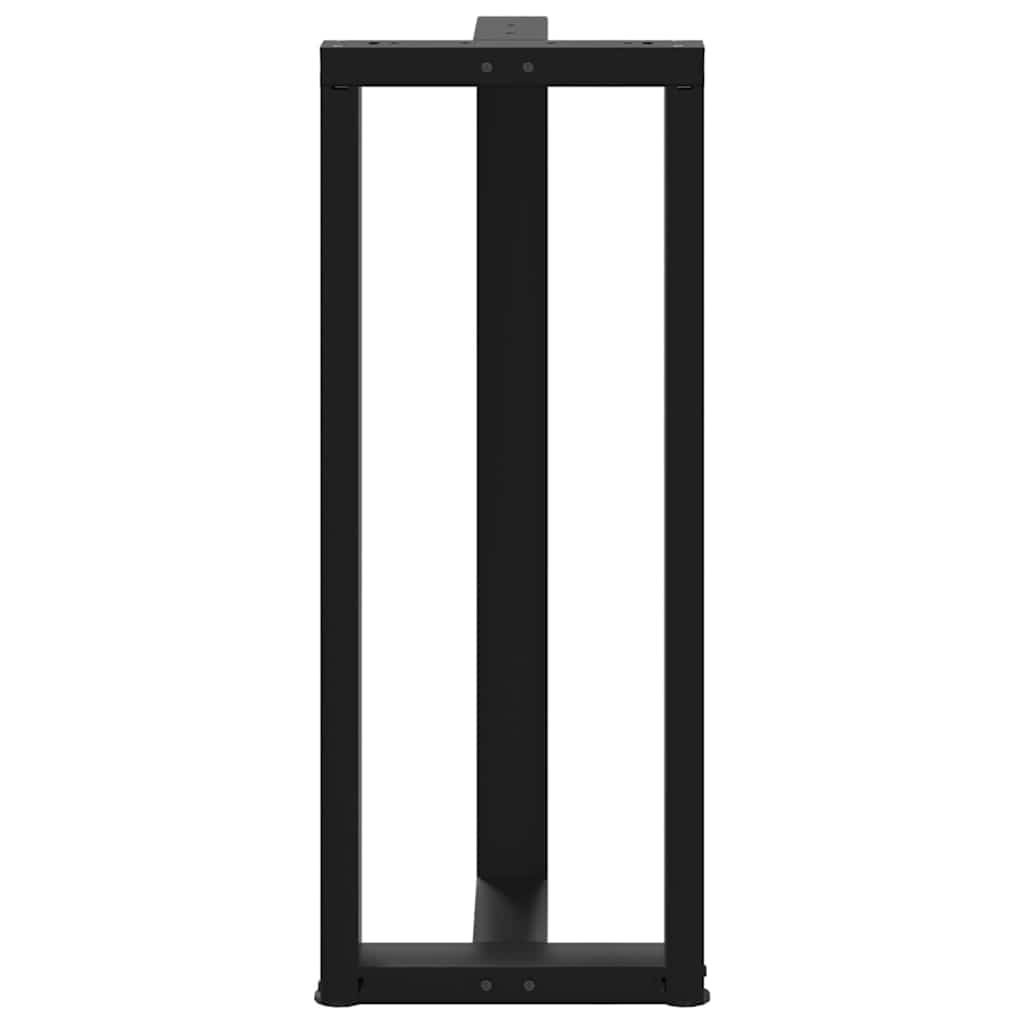 vidaXL Nogi do stołu barowego w kształcie litery T 2 szt. Czarne 40x35x(100-101) cm Stal