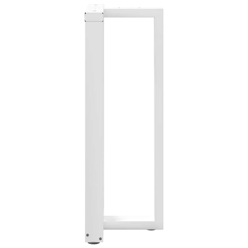 vidaXL Nogi do stołu barowego w kształcie litery T 2 szt. Białe 40x35x(100-101) cm Stal