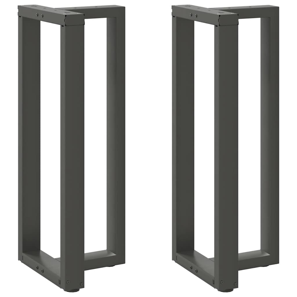 vidaXL Nogi do stołu barowego w kształcie litery T 2 szt. Antracyt 40x35x(100-101) cm Stal