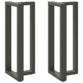 vidaXL Nogi do stołu barowego w kształcie litery T 2 szt. Antracyt 40x35x(100-101) cm Stal