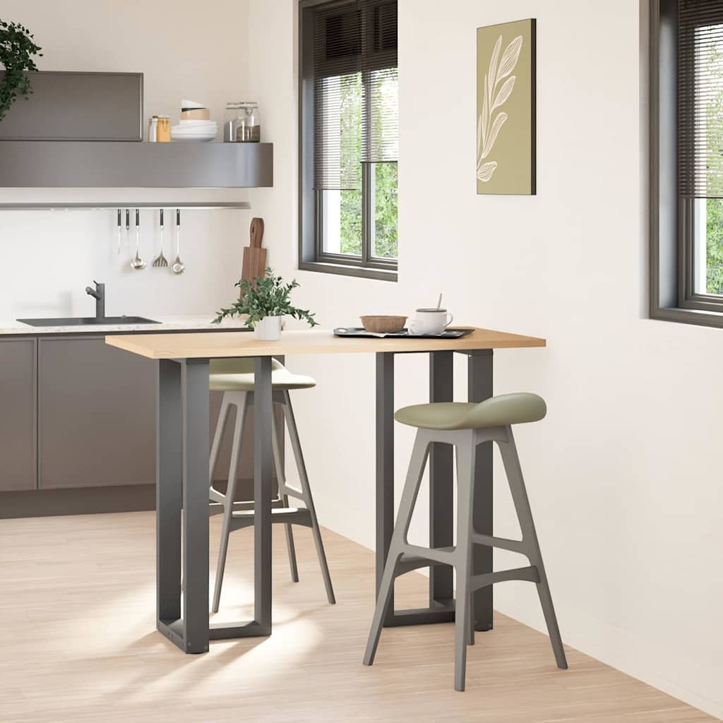 vidaXL Nogi do stołu barowego w kształcie litery T 2 szt. Antracyt 40x35x(100-101) cm Stal
