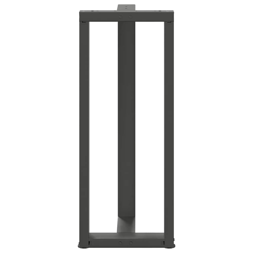 vidaXL Nogi do stołu barowego w kształcie litery T 2 szt. Antracyt 40x35x(100-101) cm Stal