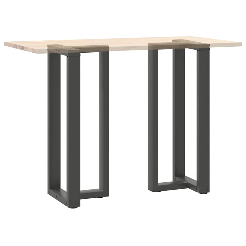 vidaXL Nogi do stołu barowego w kształcie litery T 2 szt. Antracyt 40x35x(100-101) cm Stal