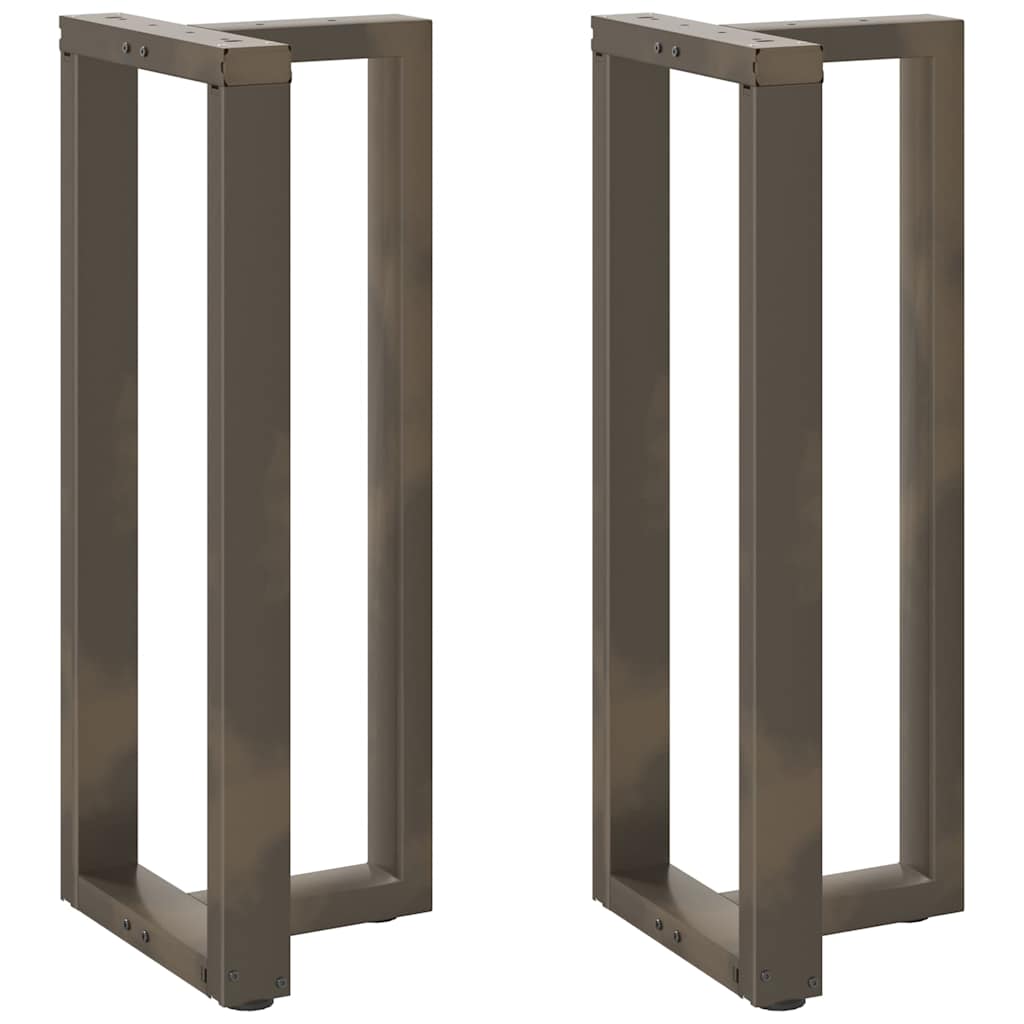 vidaXL Nogi do stołu barowego w kształcie litery T 2 szt. Czarne 40x35x(100-101) cm Stal