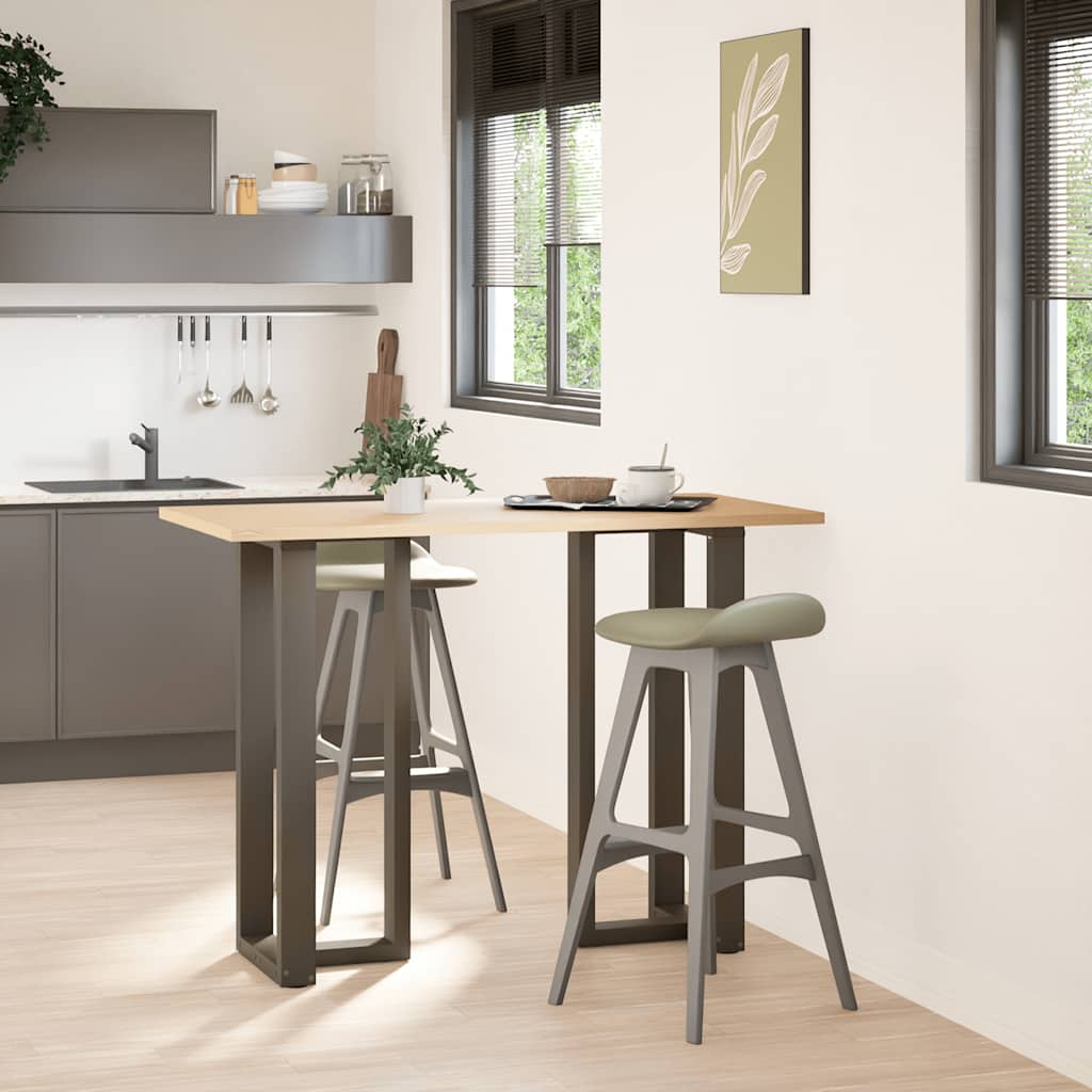 vidaXL Nogi do stołu barowego w kształcie litery T 2 szt. Czarne 40x35x(100-101) cm Stal