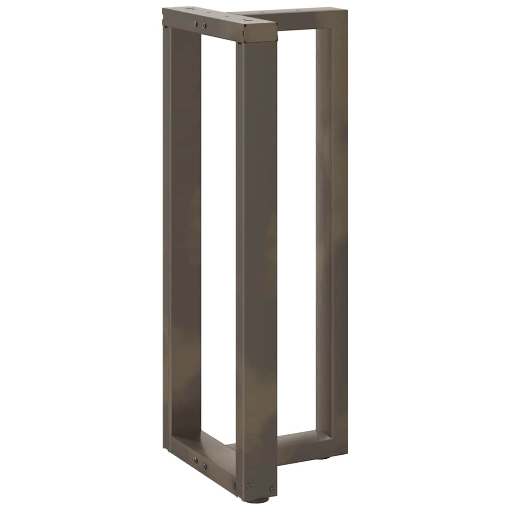 vidaXL Nogi do stołu barowego w kształcie litery T 2 szt. Czarne 40x35x(100-101) cm Stal