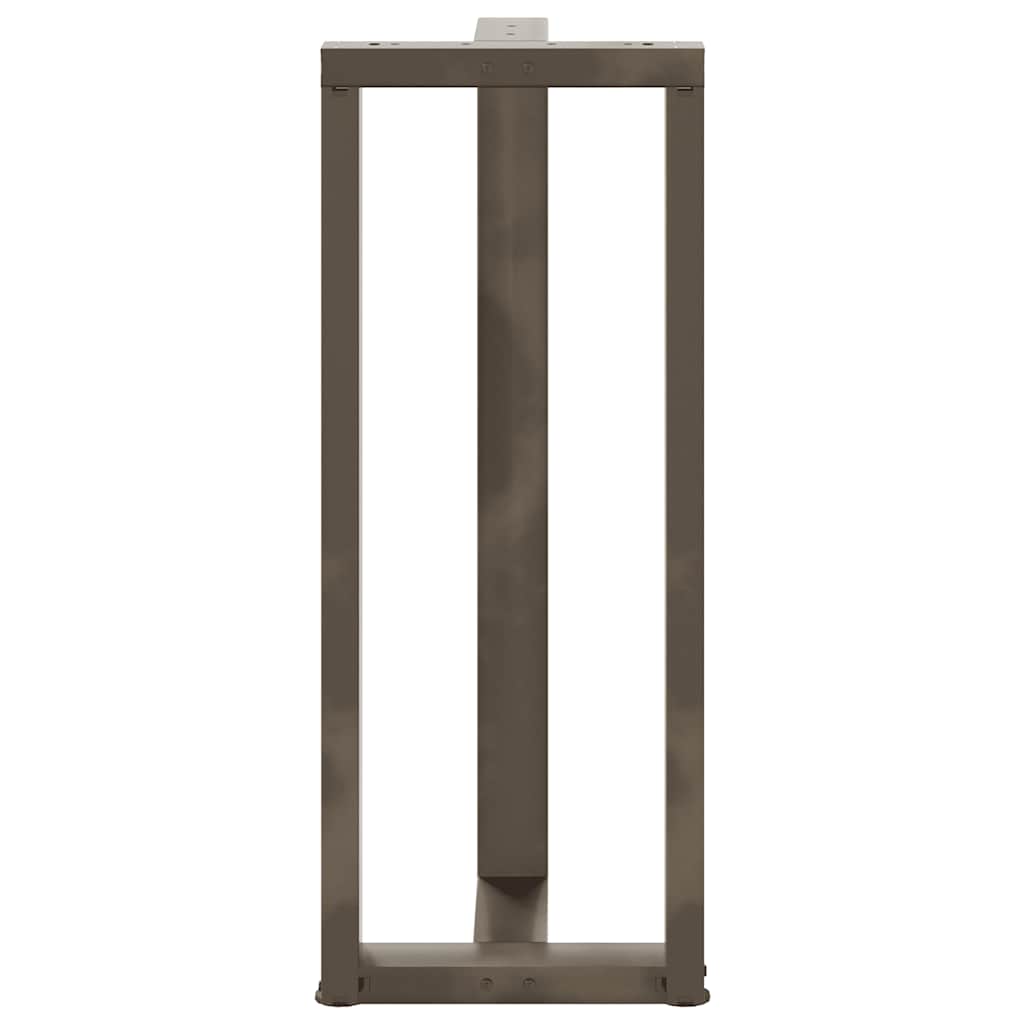 vidaXL Nogi do stołu barowego w kształcie litery T 2 szt. Czarne 40x35x(100-101) cm Stal