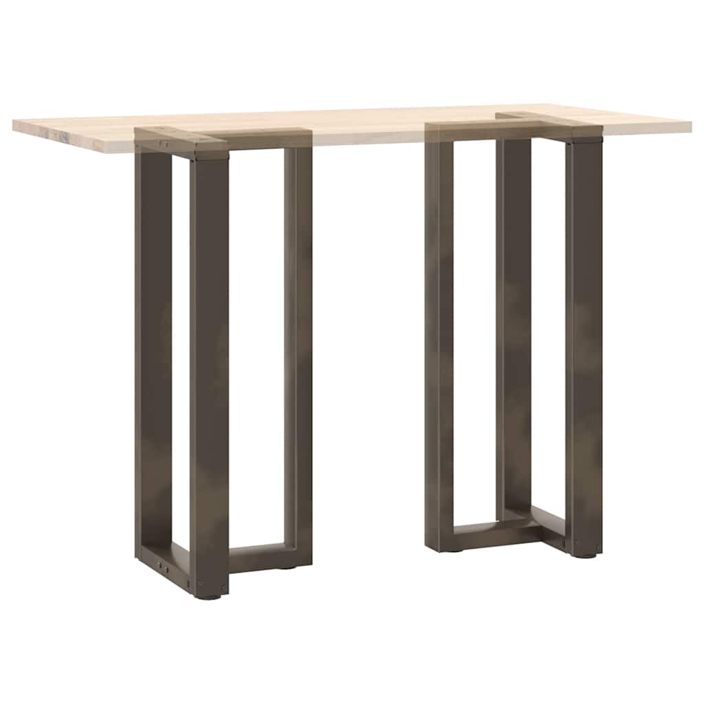 vidaXL Nogi do stołu barowego w kształcie litery T 2 szt. Czarne 40x35x(100-101) cm Stal