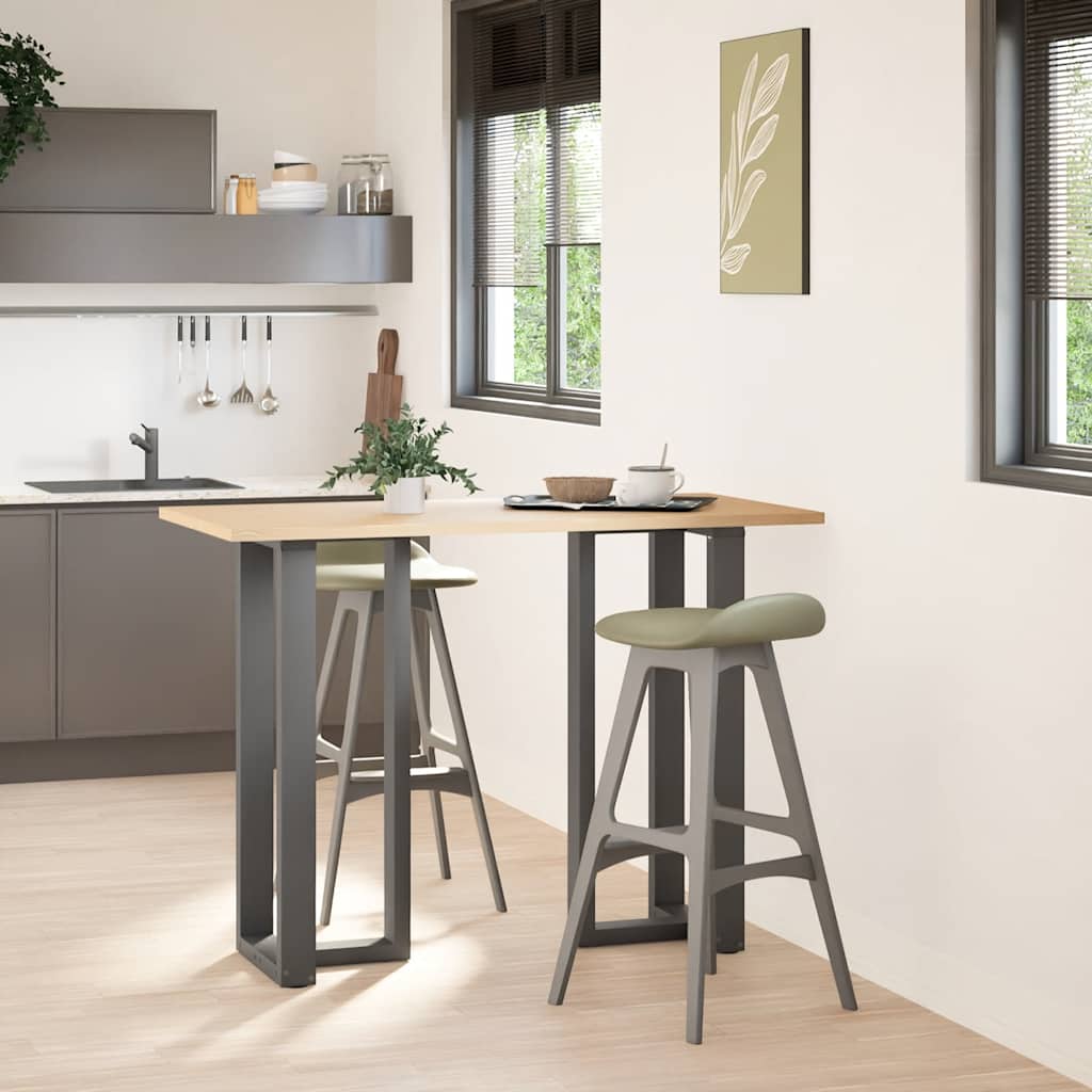 vidaXL Nogi do stołu barowego w kształcie litery T 2 szt. Antracyt 50x35x(100-101) cm Stal