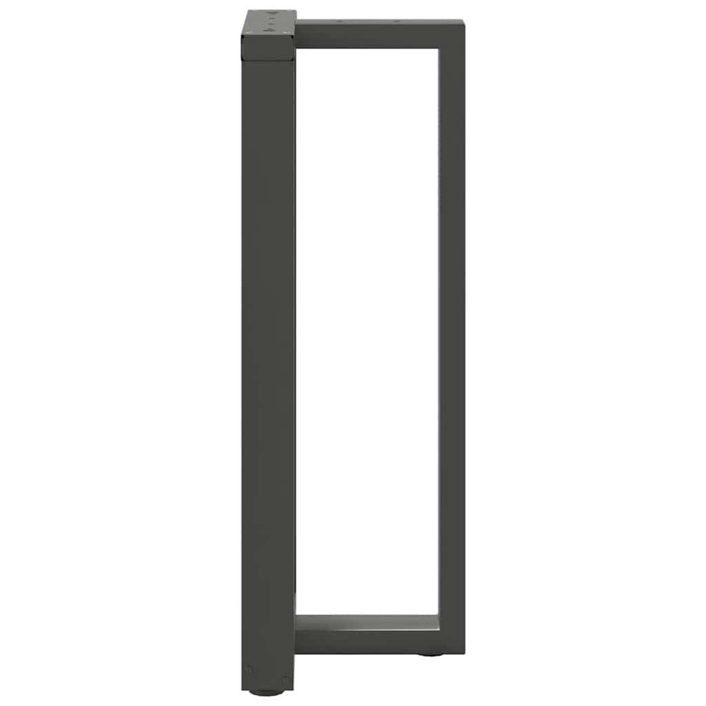 vidaXL Nogi do stołu barowego w kształcie litery T 2 szt. Antracyt 50x35x(100-101) cm Stal