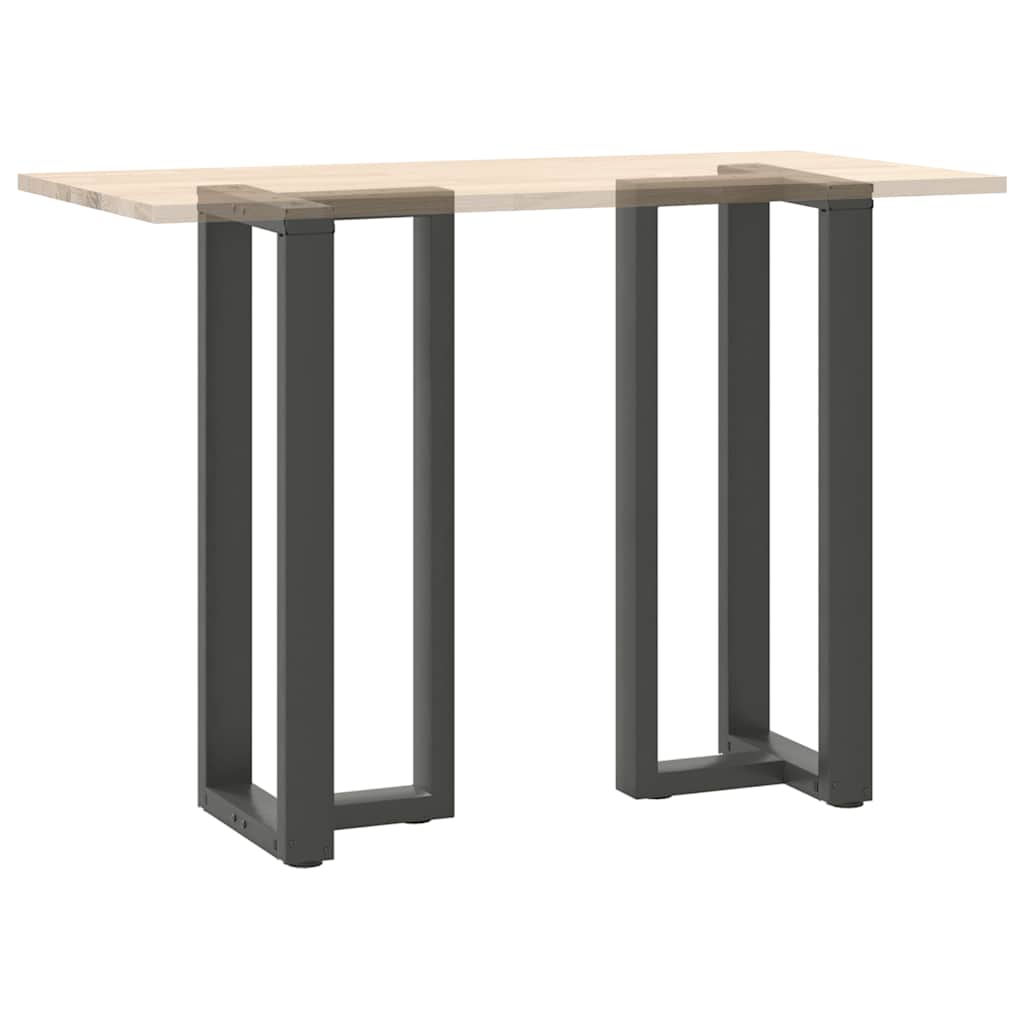 vidaXL Nogi do stołu barowego w kształcie litery T 2 szt. Antracyt 50x35x(100-101) cm Stal