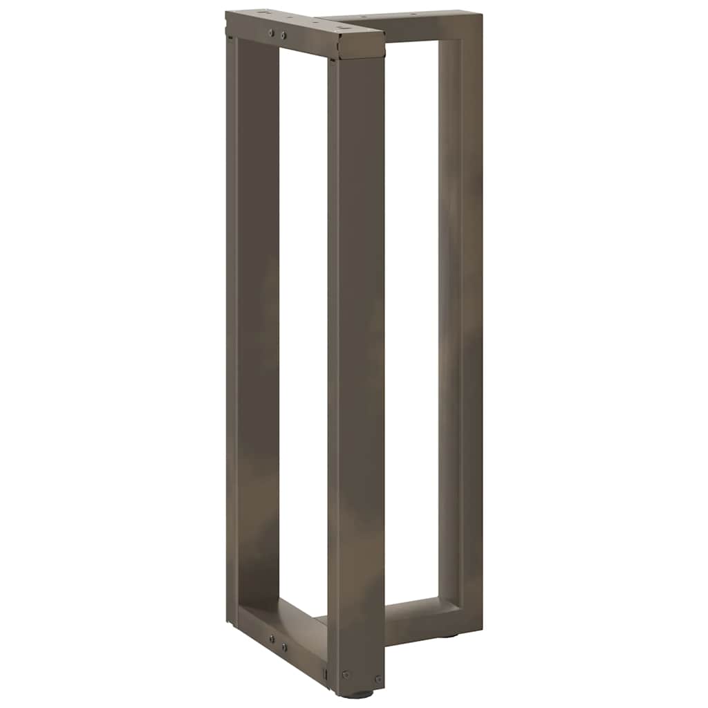 vidaXL Nogi do stołu barowego w kształcie litery T 2 szt. Czarne 50x35x(100-101) cm Stal