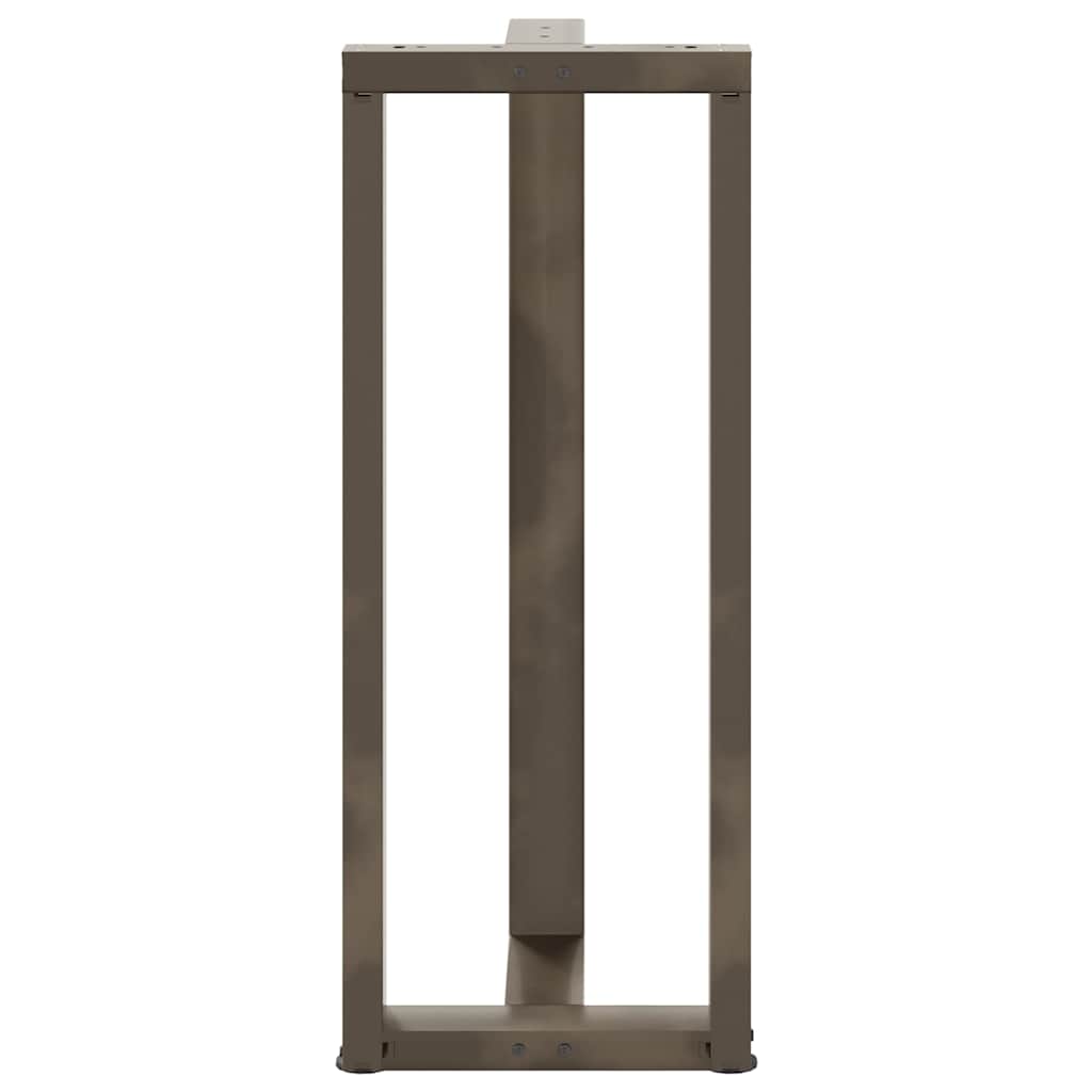 vidaXL Nogi do stołu barowego w kształcie litery T 2 szt. Czarne 50x35x(100-101) cm Stal
