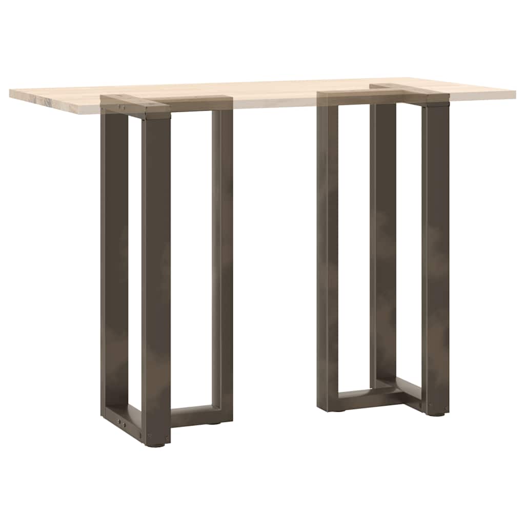 vidaXL Nogi do stołu barowego w kształcie litery T 2 szt. Czarne 50x35x(100-101) cm Stal