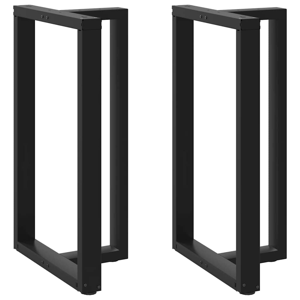 vidaXL Nogi do stołu barowego w kształcie litery T 2 szt. Czarne 60x35x(100-101) cm Stal