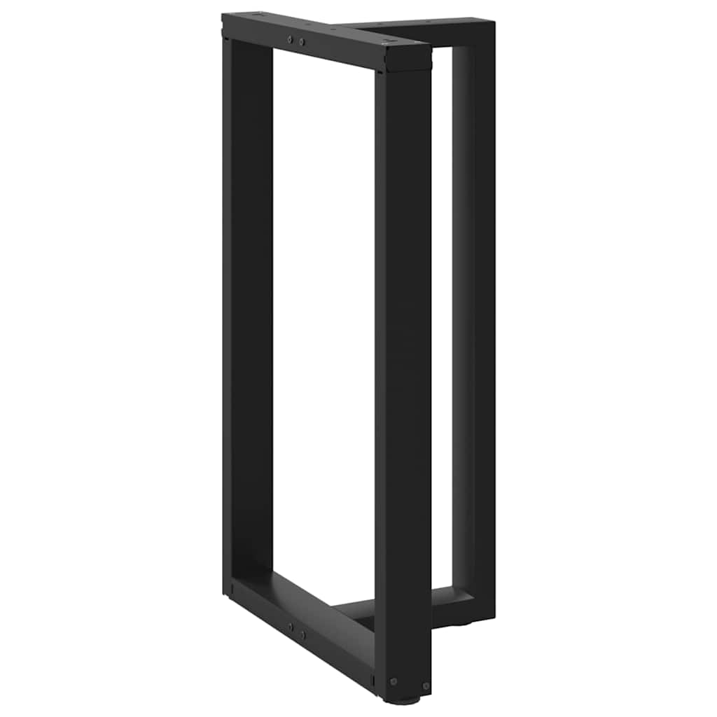 vidaXL Nogi do stołu barowego w kształcie litery T 2 szt. Czarne 60x35x(100-101) cm Stal