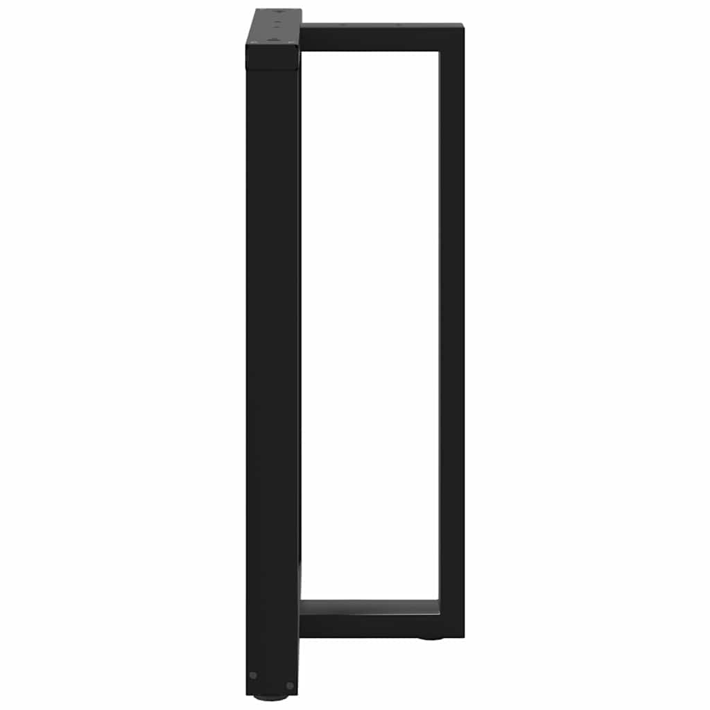 vidaXL Nogi do stołu barowego w kształcie litery T 2 szt. Czarne 60x35x(100-101) cm Stal