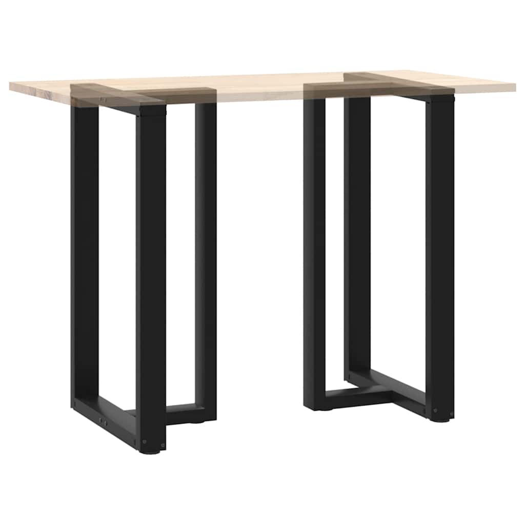 vidaXL Nogi do stołu barowego w kształcie litery T 2 szt. Czarne 60x35x(100-101) cm Stal