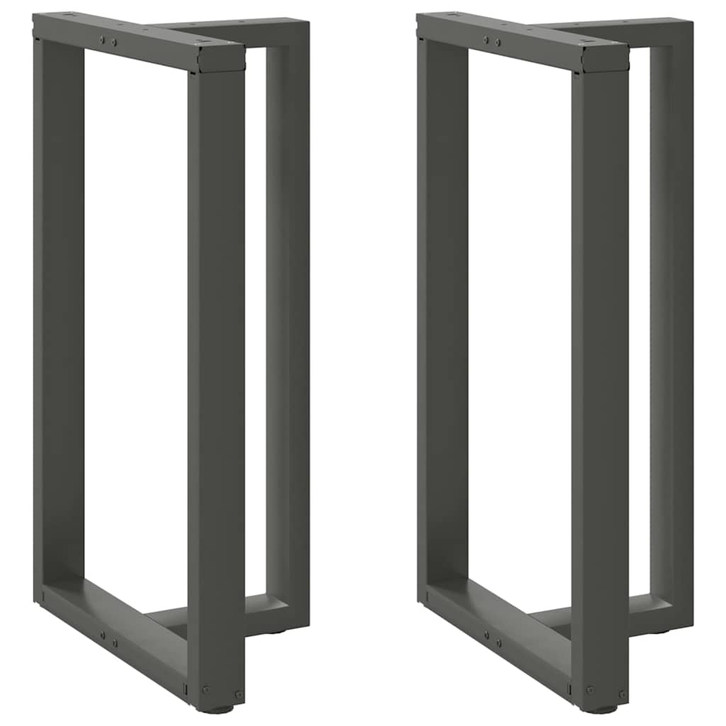 vidaXL Nogi do stołu barowego w kształcie litery T 2 szt. Antracyt 60x35x(100-101) cm Stal