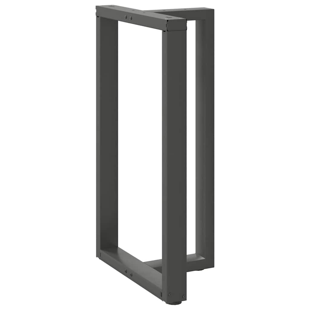 vidaXL Nogi do stołu barowego w kształcie litery T 2 szt. Antracyt 60x35x(100-101) cm Stal