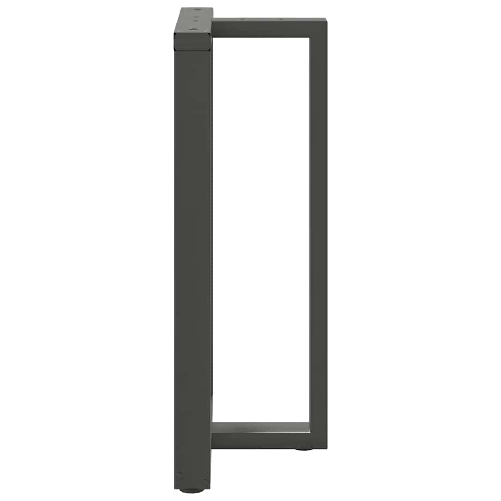 vidaXL Nogi do stołu barowego w kształcie litery T 2 szt. Antracyt 60x35x(100-101) cm Stal