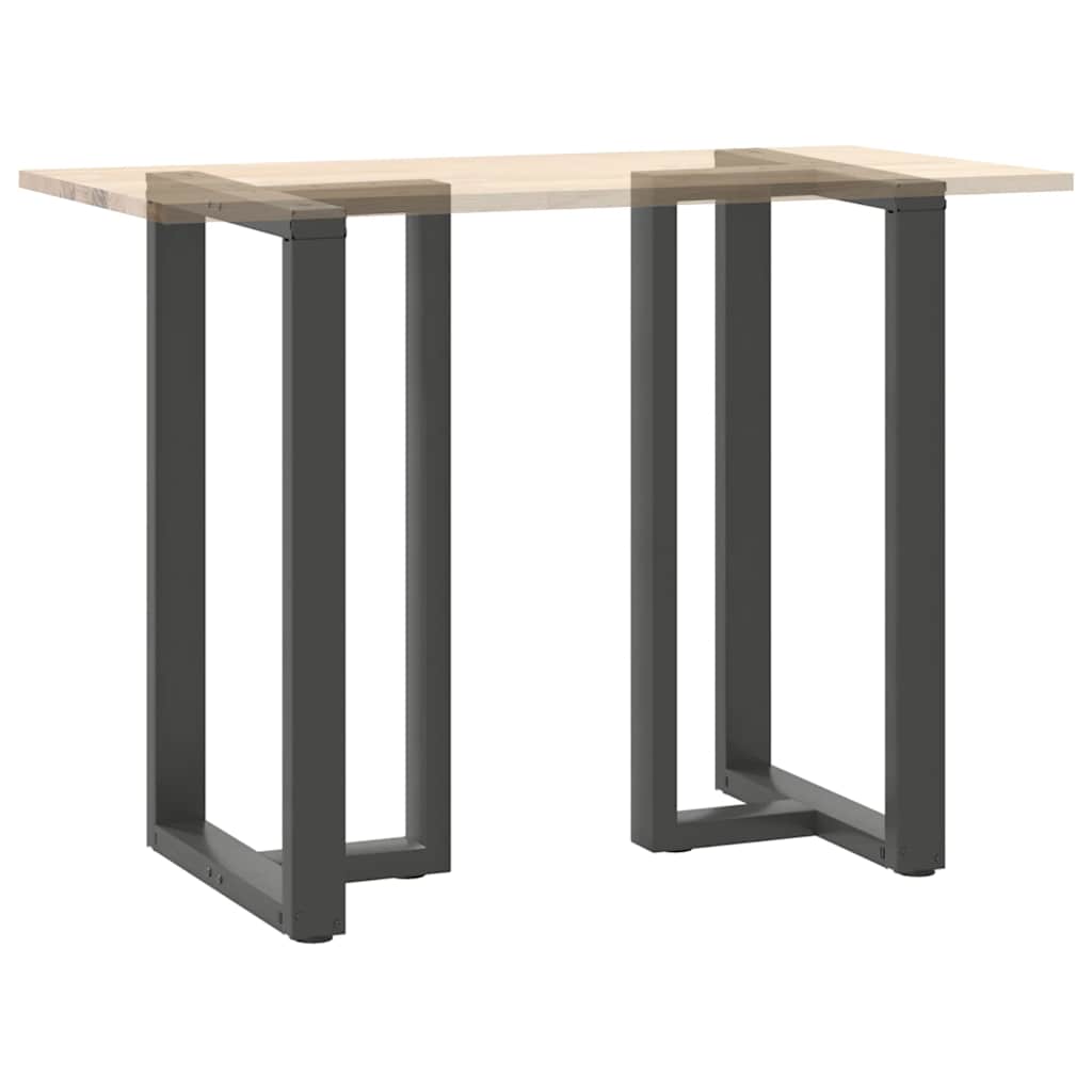 vidaXL Nogi do stołu barowego w kształcie litery T 2 szt. Antracyt 60x35x(100-101) cm Stal